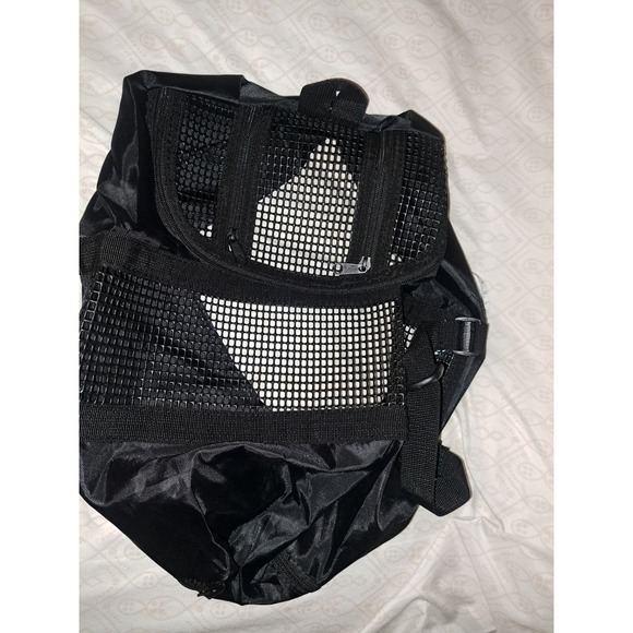 NWOT- XS Roll Up Purse size small pet carrier nylon with mesh and top handles - Picture 5 of 9